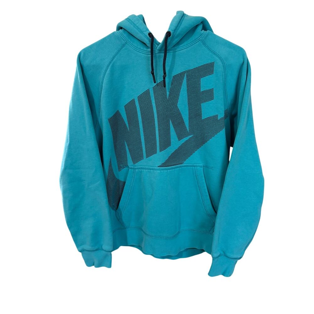 Nike Hoodie Teal Y2K